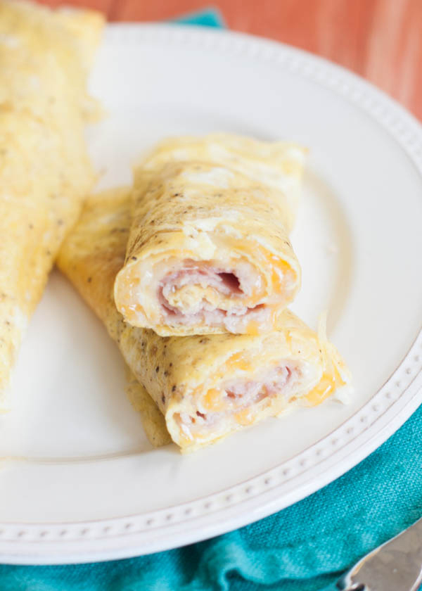 Ham and Cheese Egg Rolls
