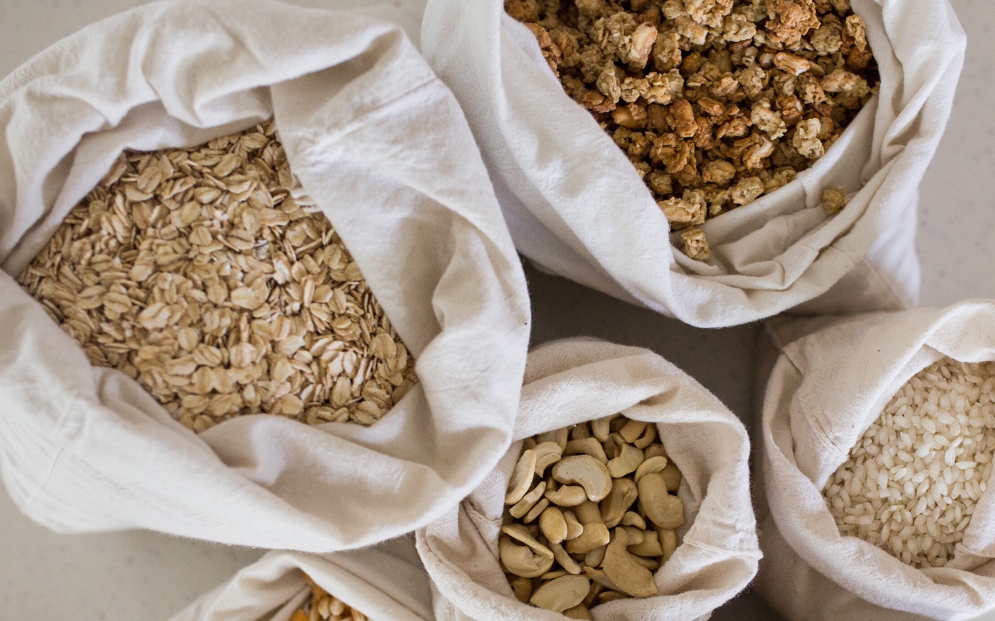 Bulk Foods in Cotton Bags Avocado Green® Magazine