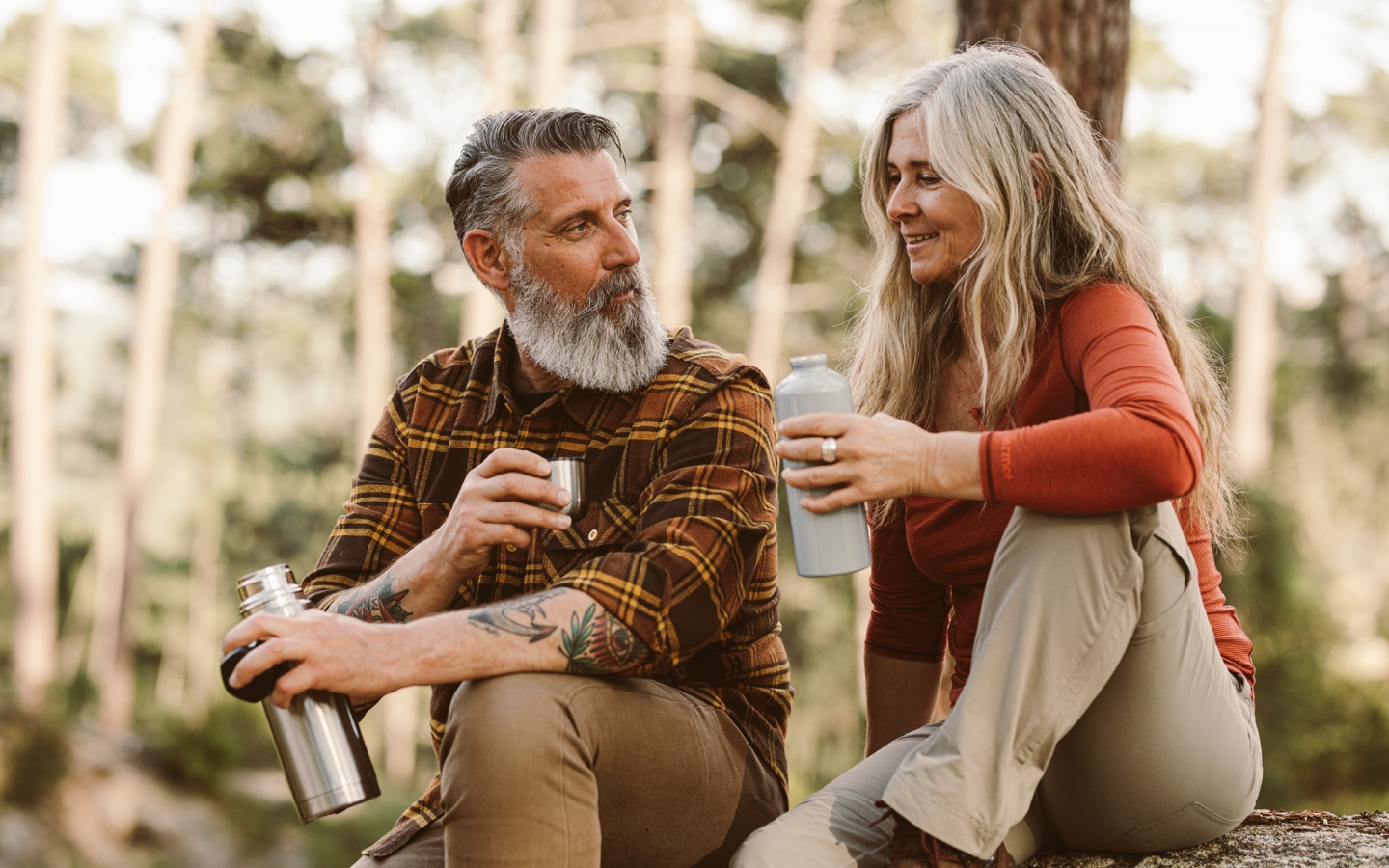 Mature Couple Hiking
