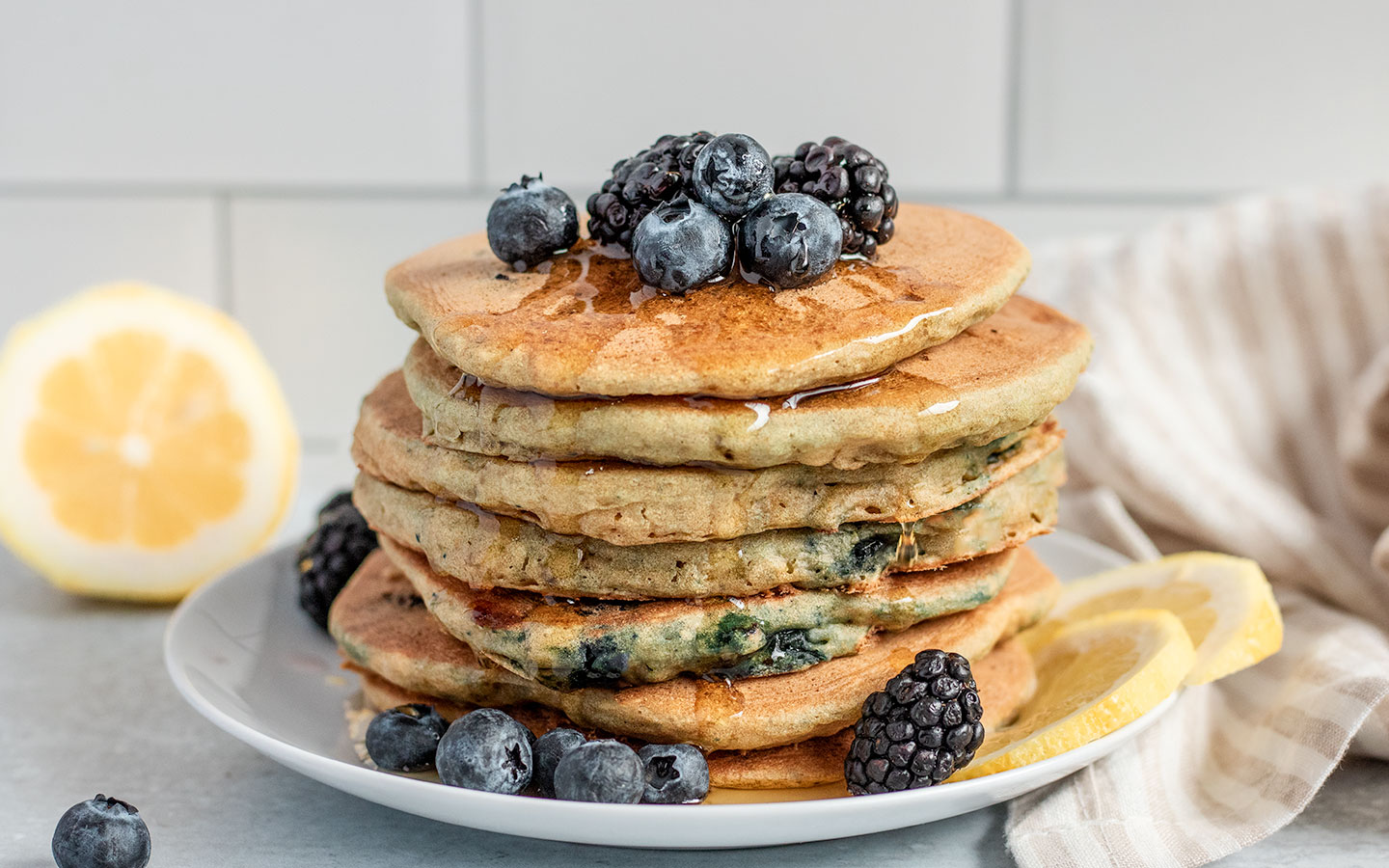 Mother's Day Lemon Blueberry Pancakes