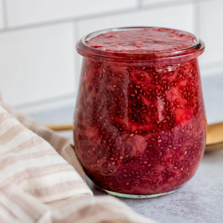 Healthy, Homemade Strawberry Chia Jam Recipe