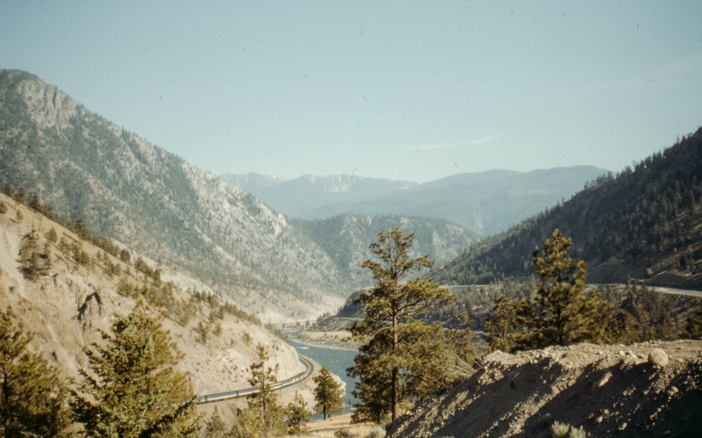 Nature Landscape Photo Taken on Film