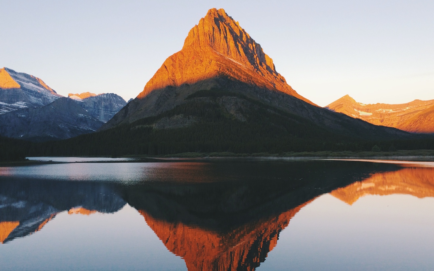 Sunrise Over Mountains