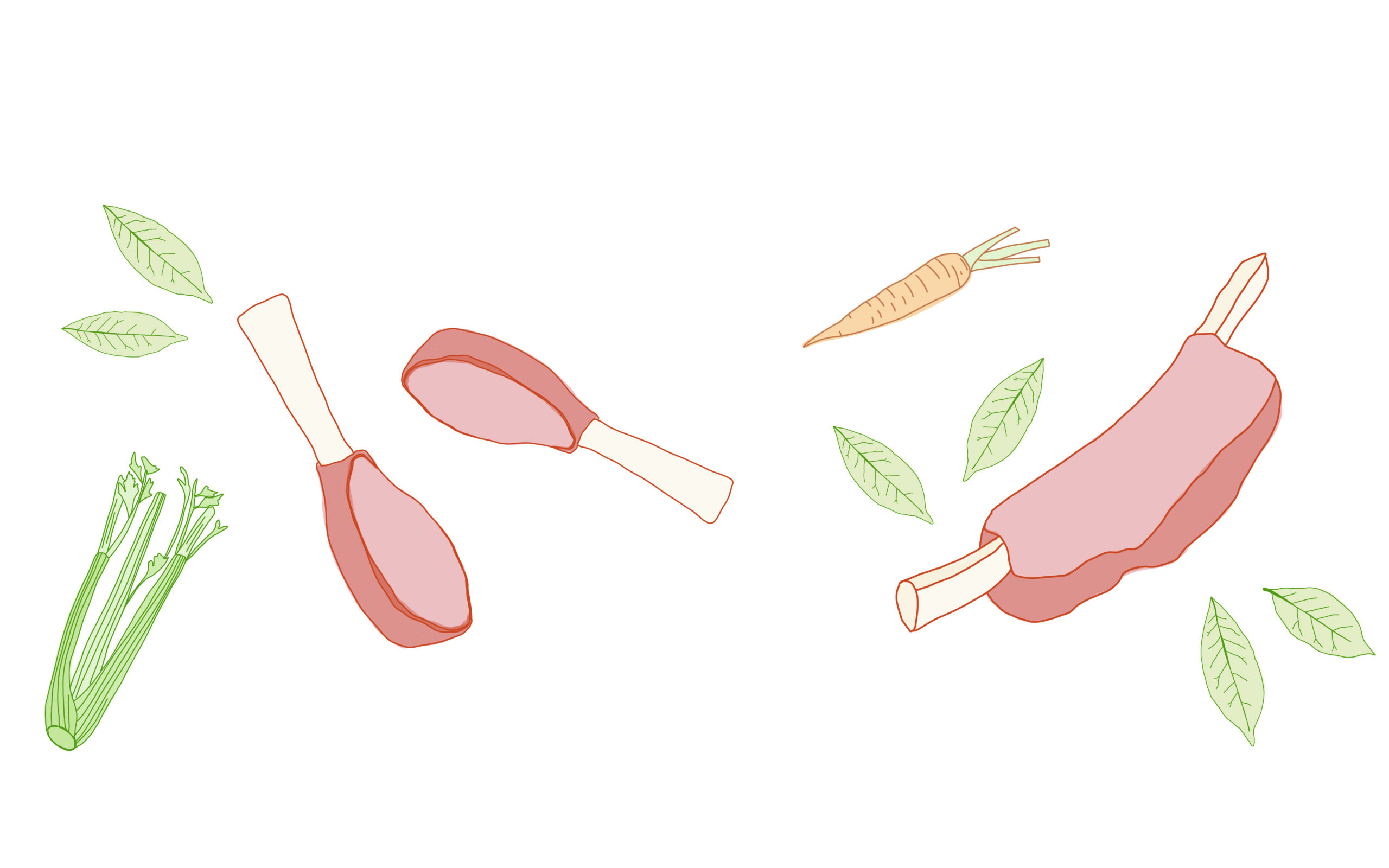 DIY Beef Stock Illustration
