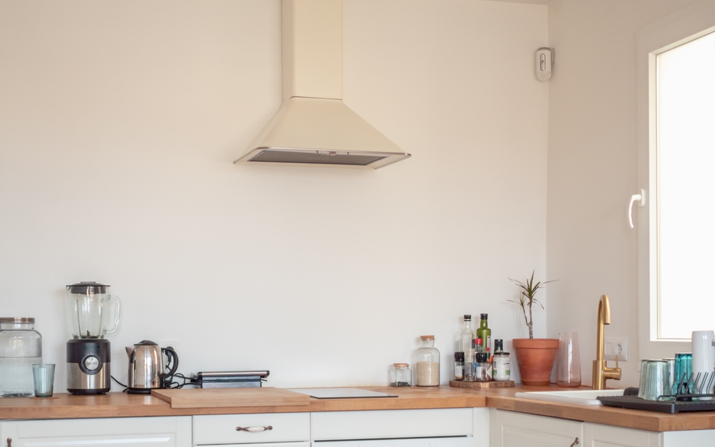 Minimalist Kitchen With Induction Stove