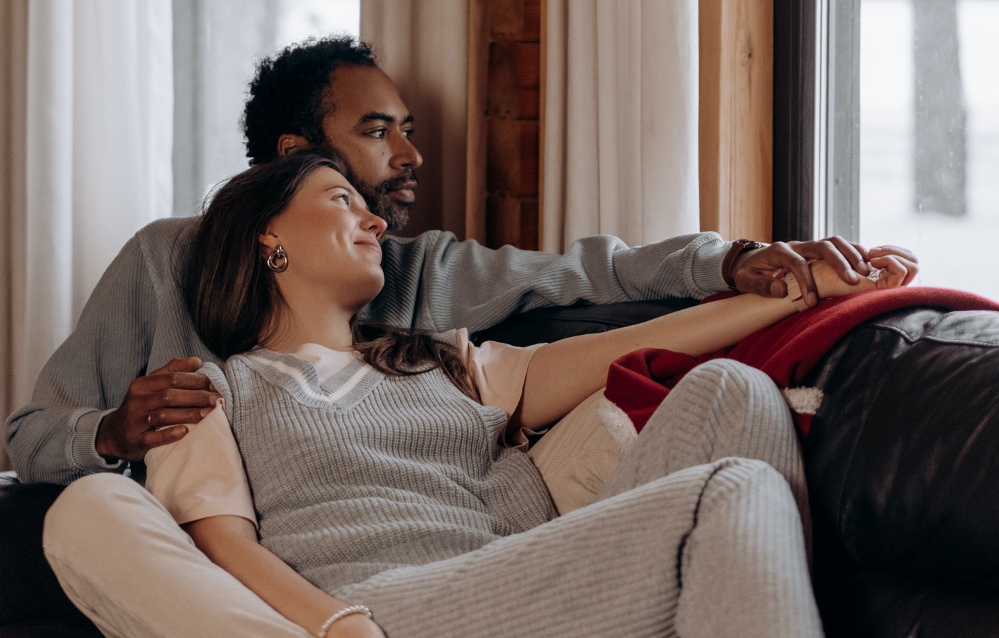 Cozy Couple Relaxing