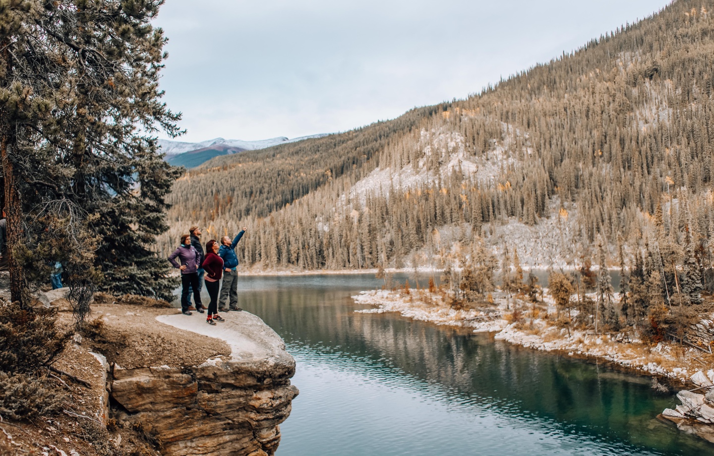 Winter Hike With Friends