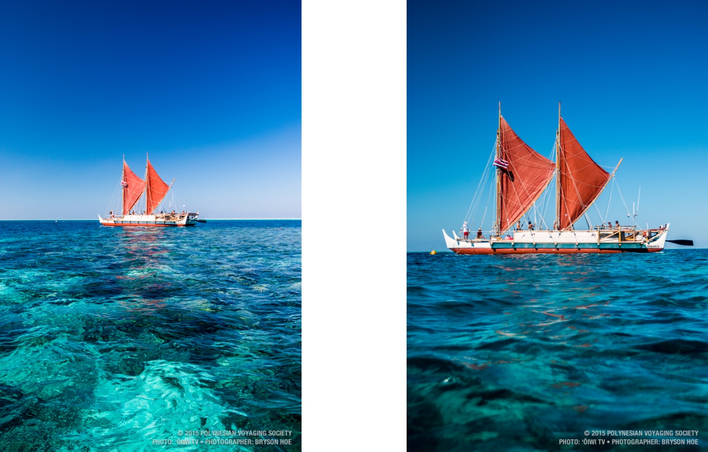 Hōkūleʻa sailing in Hawaii