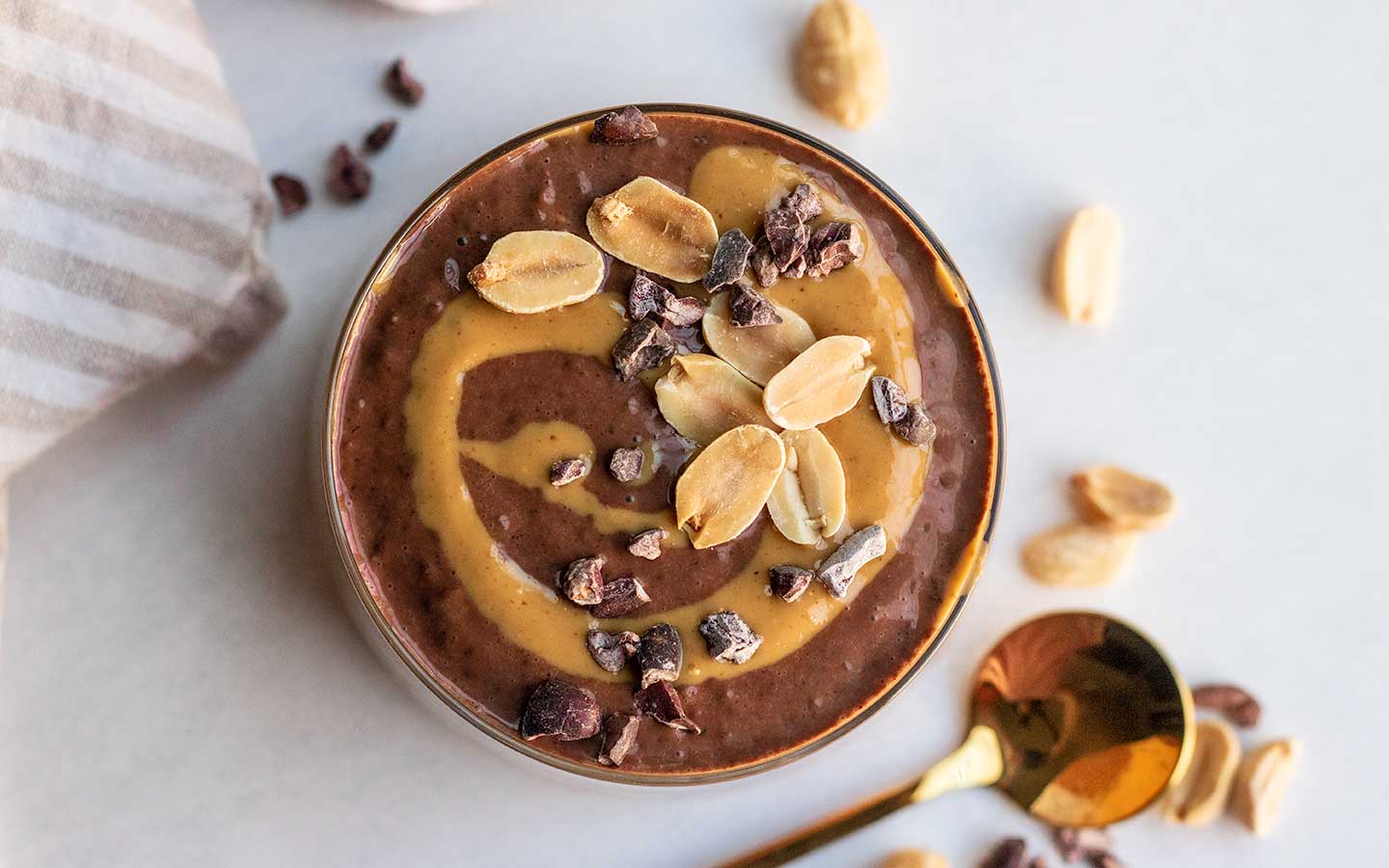 Chocolate Peanut Butter Chia Seed Pudding Recipe Avocado Green® Magazine 