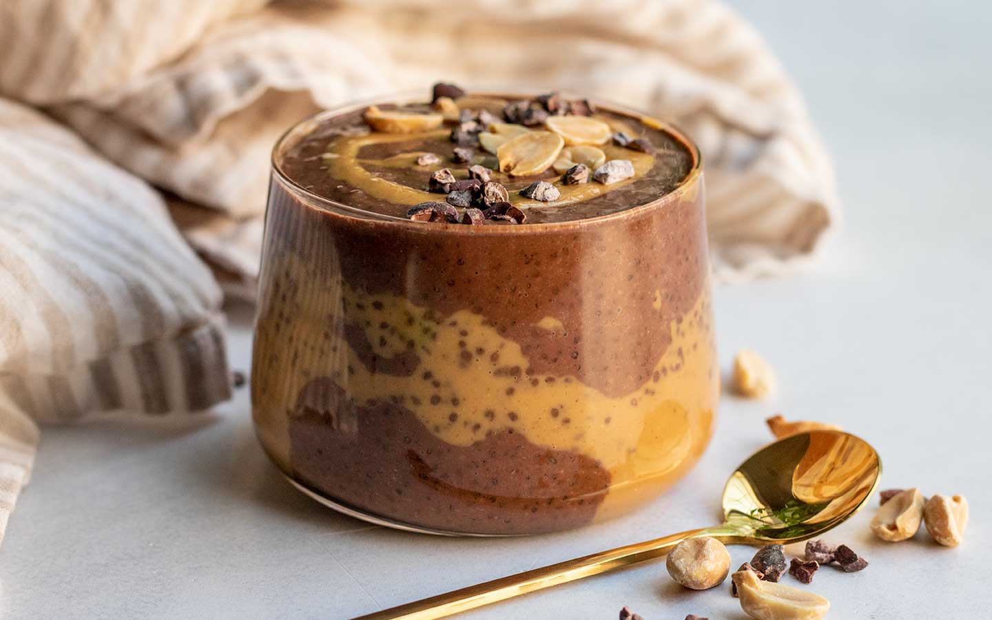 Chocolate Peanut Butter Chia Seed Pudding Recipe