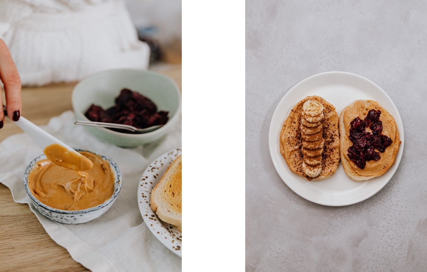 peanut butter toasts