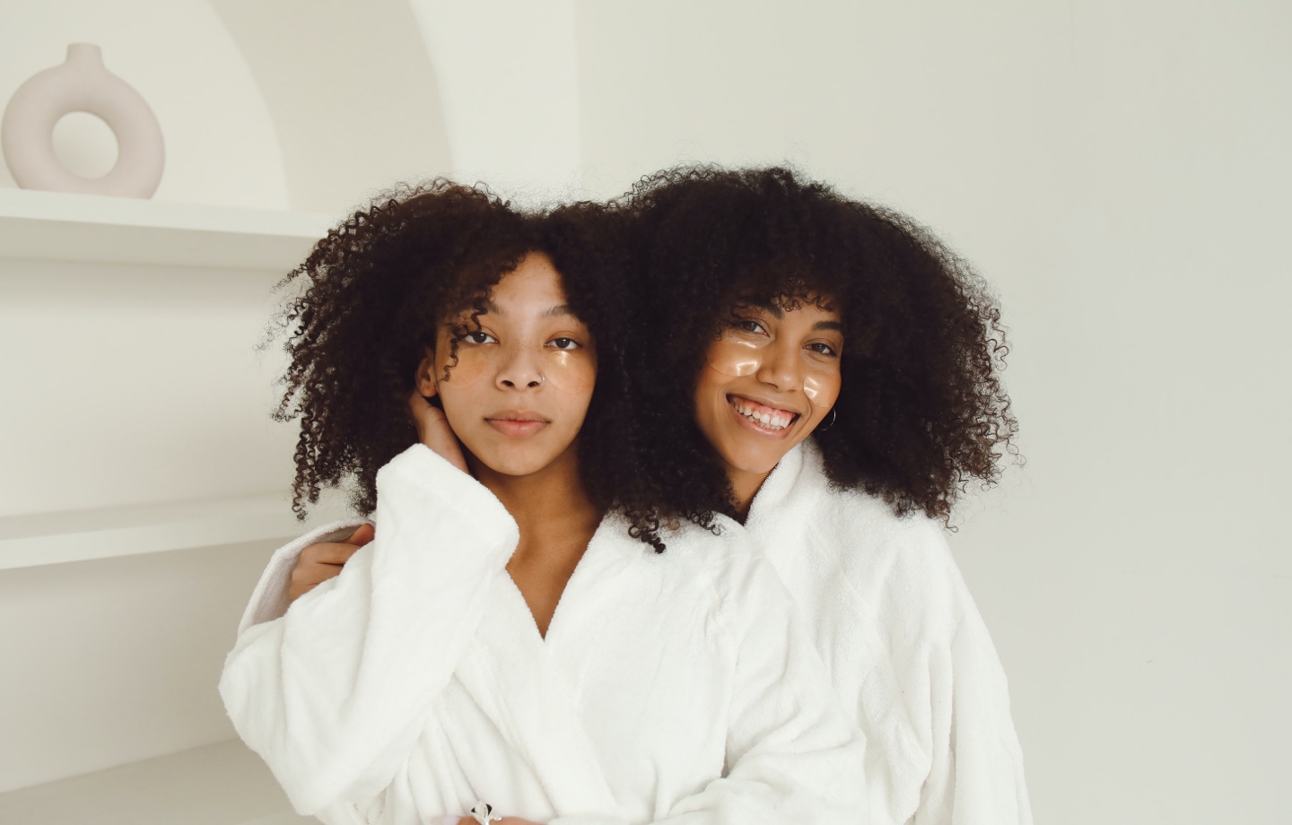 two people wearing robes