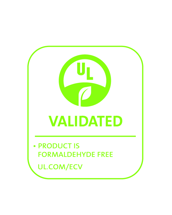ul environment formaldehyde free badge