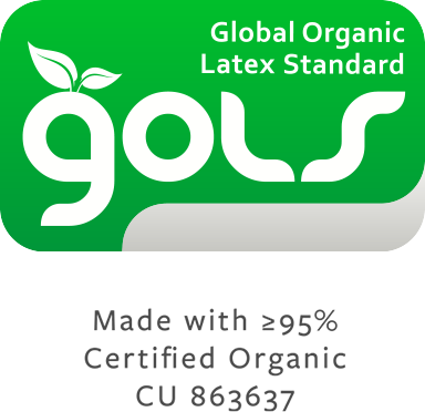 gols organic latex badge