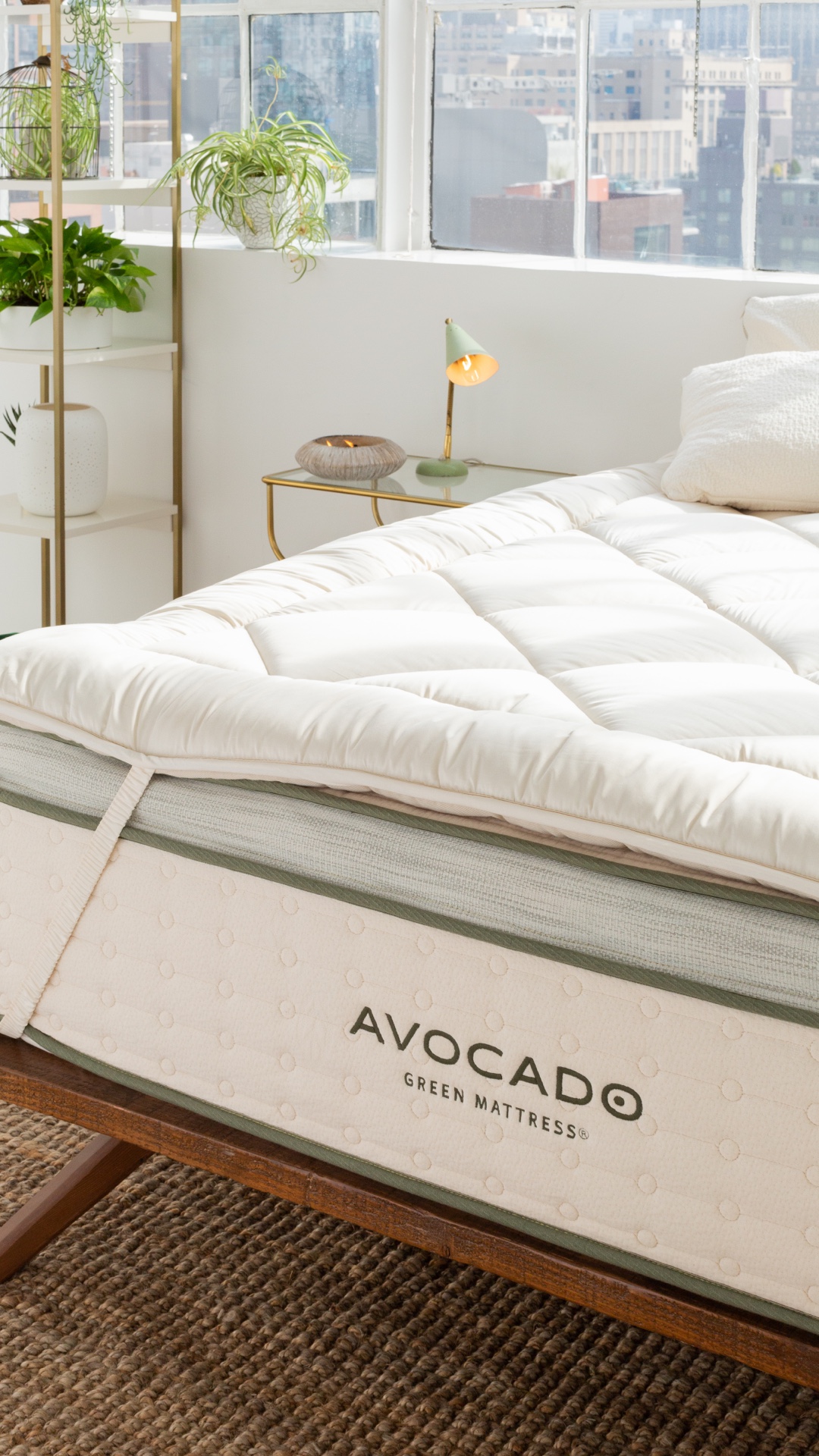 avocado alpaca mattress topper