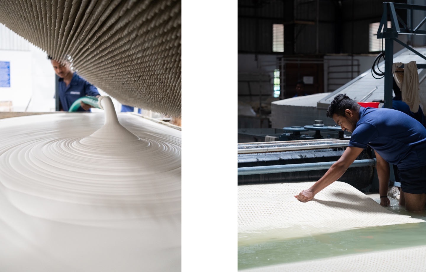 natural latex processing