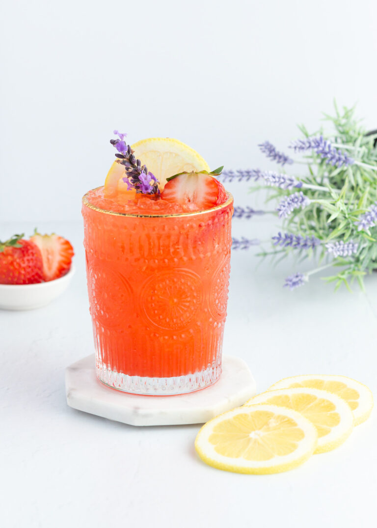 Bedtime Mocktail Series: Lavender Strawberry Sweet Slumber