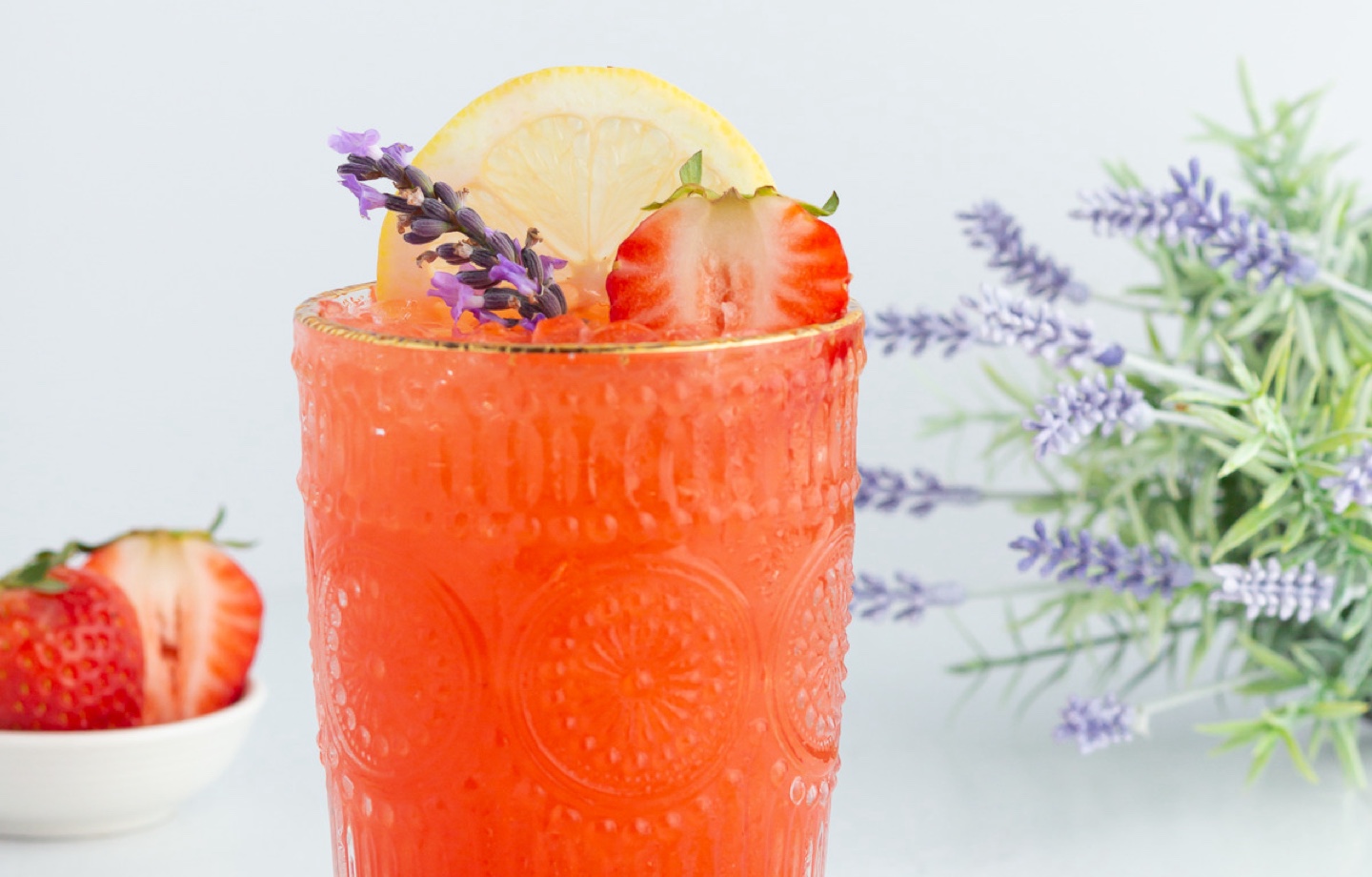 Lavender Strawberry Sweet Slumber Mocktail