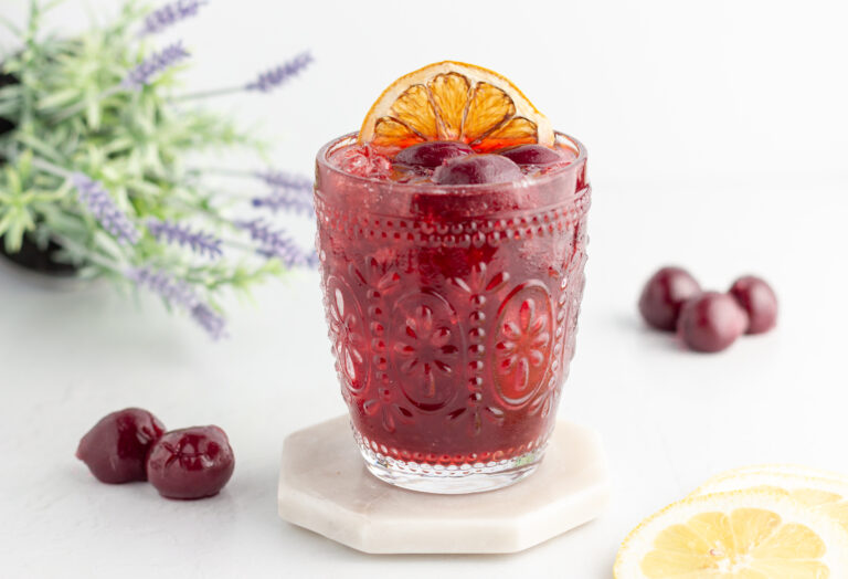 Bedtime Mocktail Series: Cherry Lavender Twilight Tonic