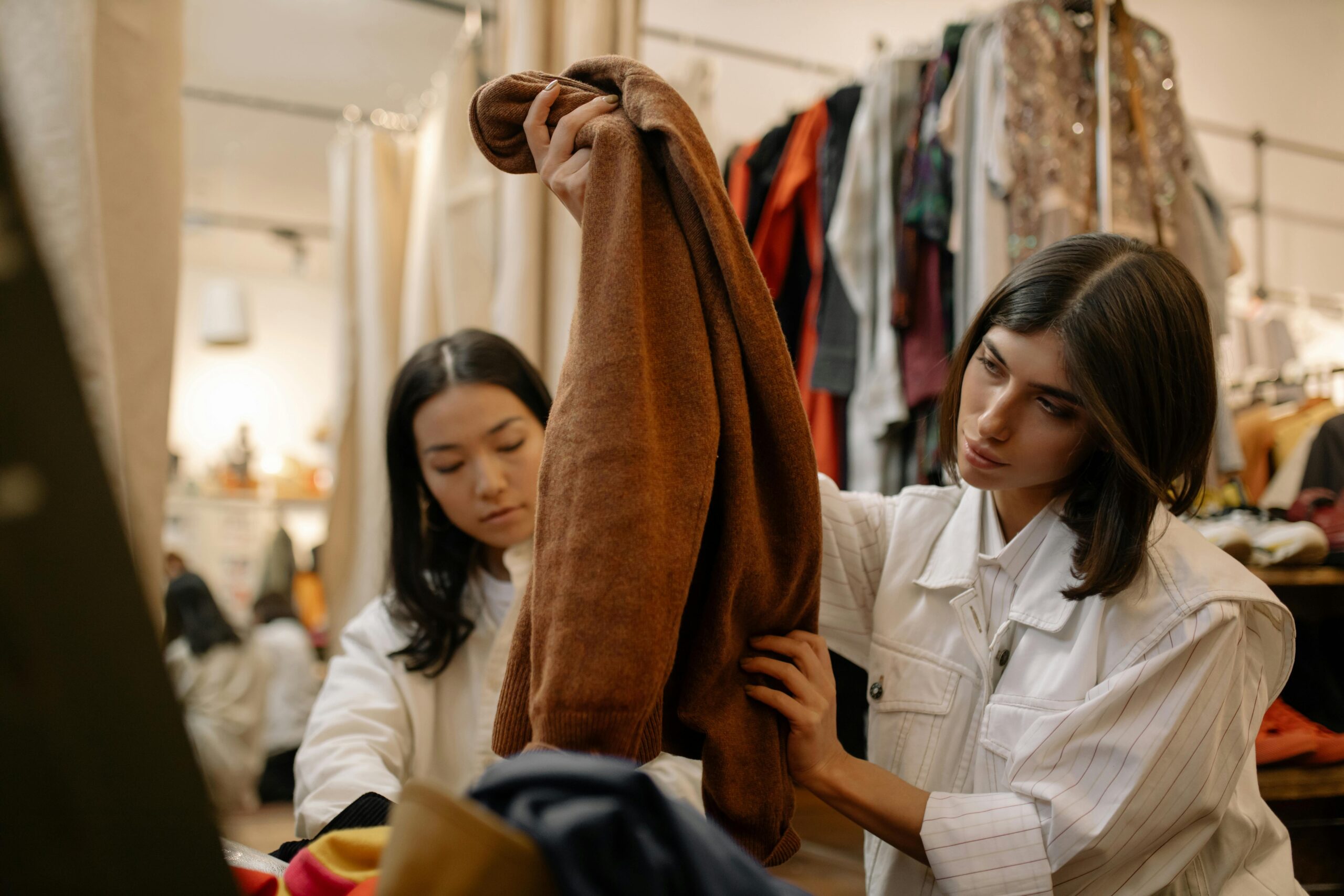 thrifting clothing