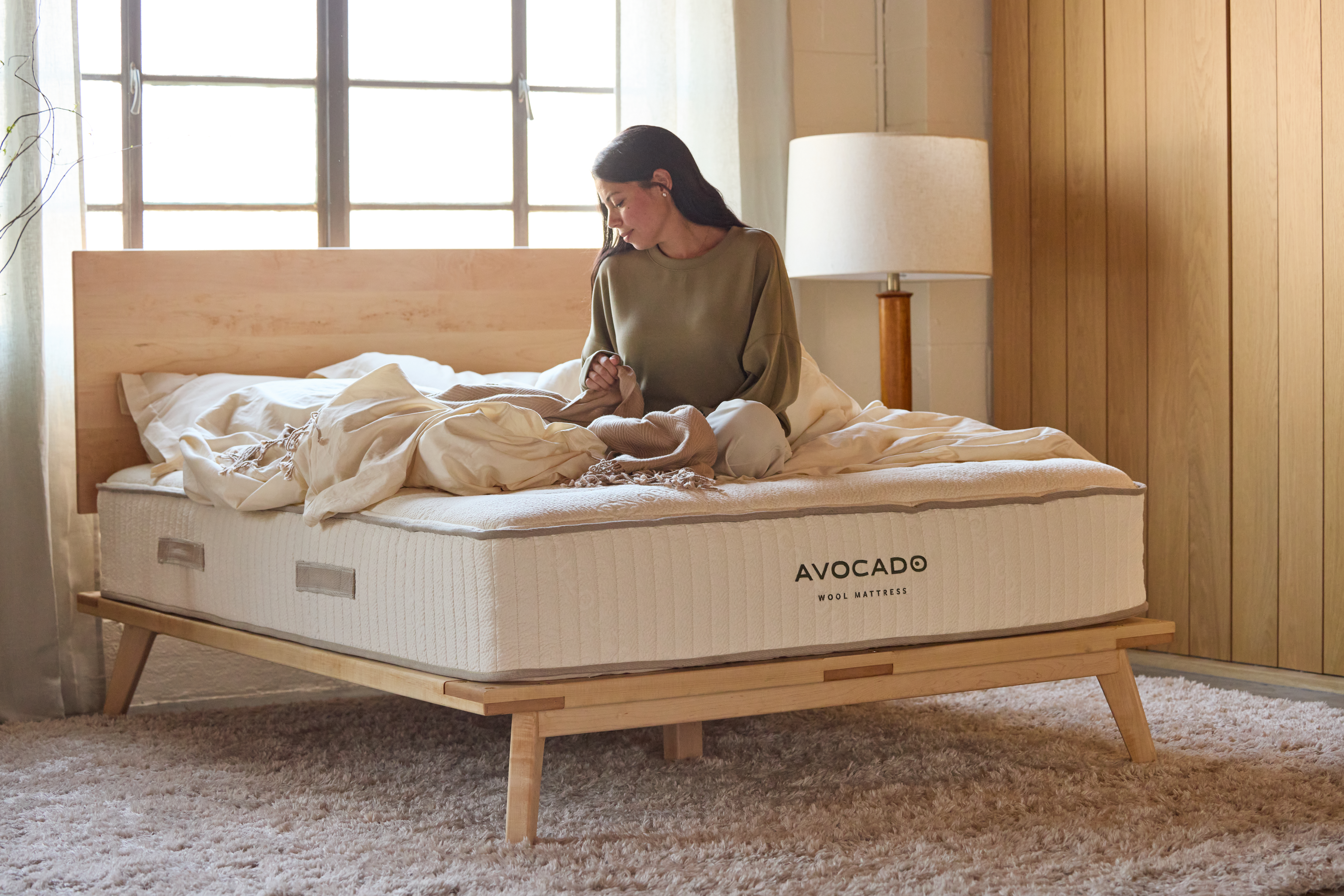 Avocado wool mattress