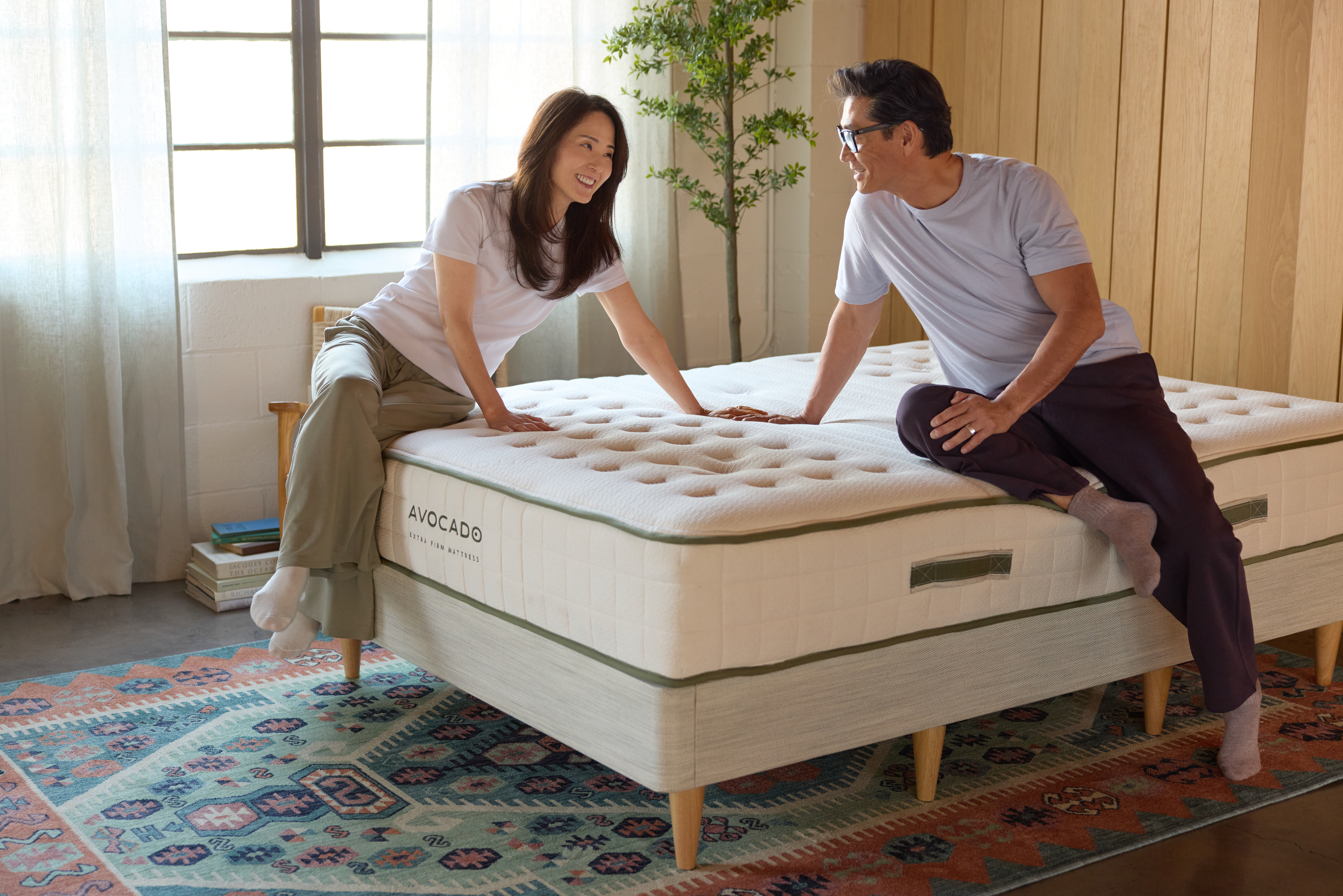 Avocado Extra Firm Mattress with Couple