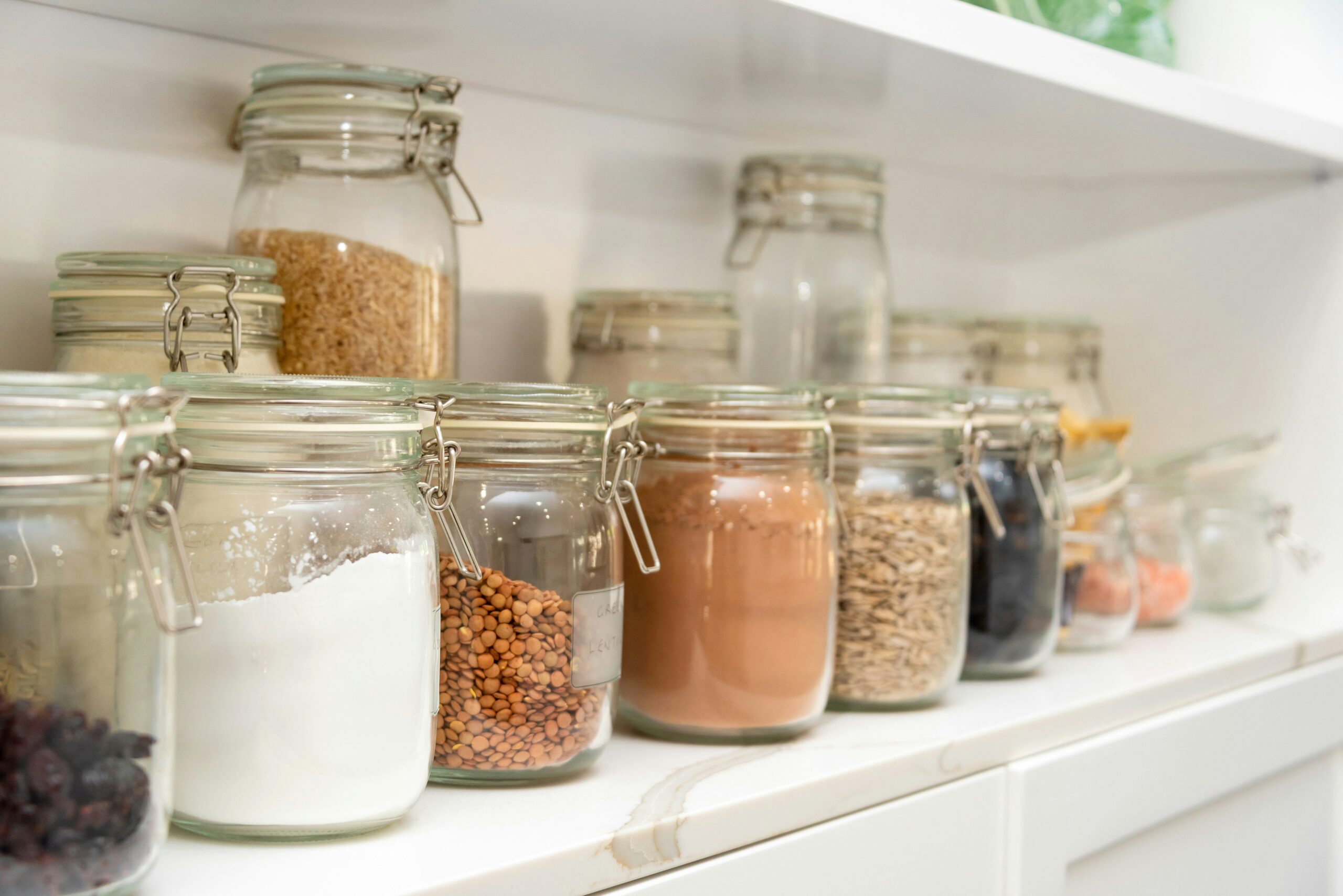 Glass containers instead of plastic