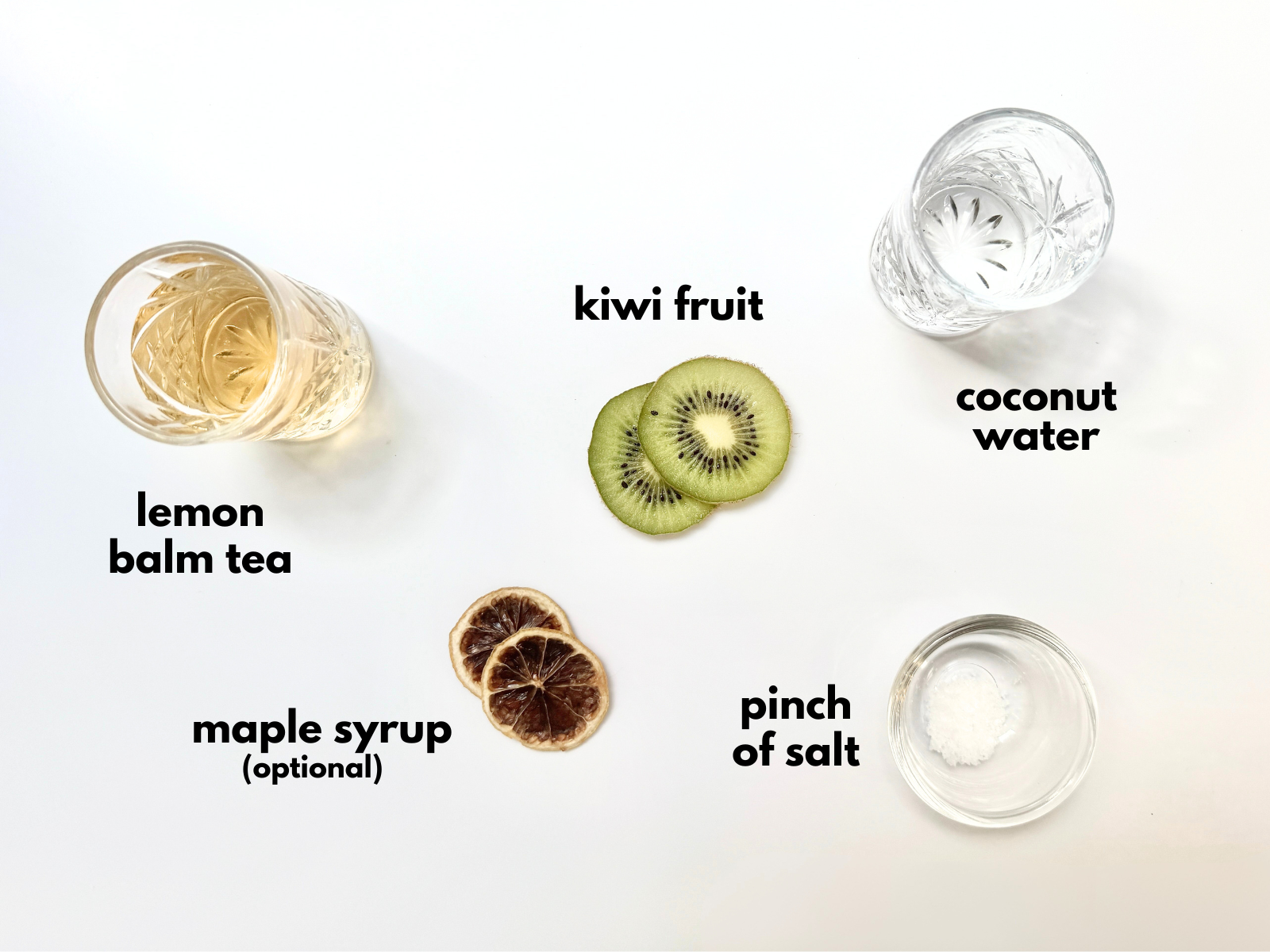 xBedtime Mocktail Series: Evening Exhale Ingredients