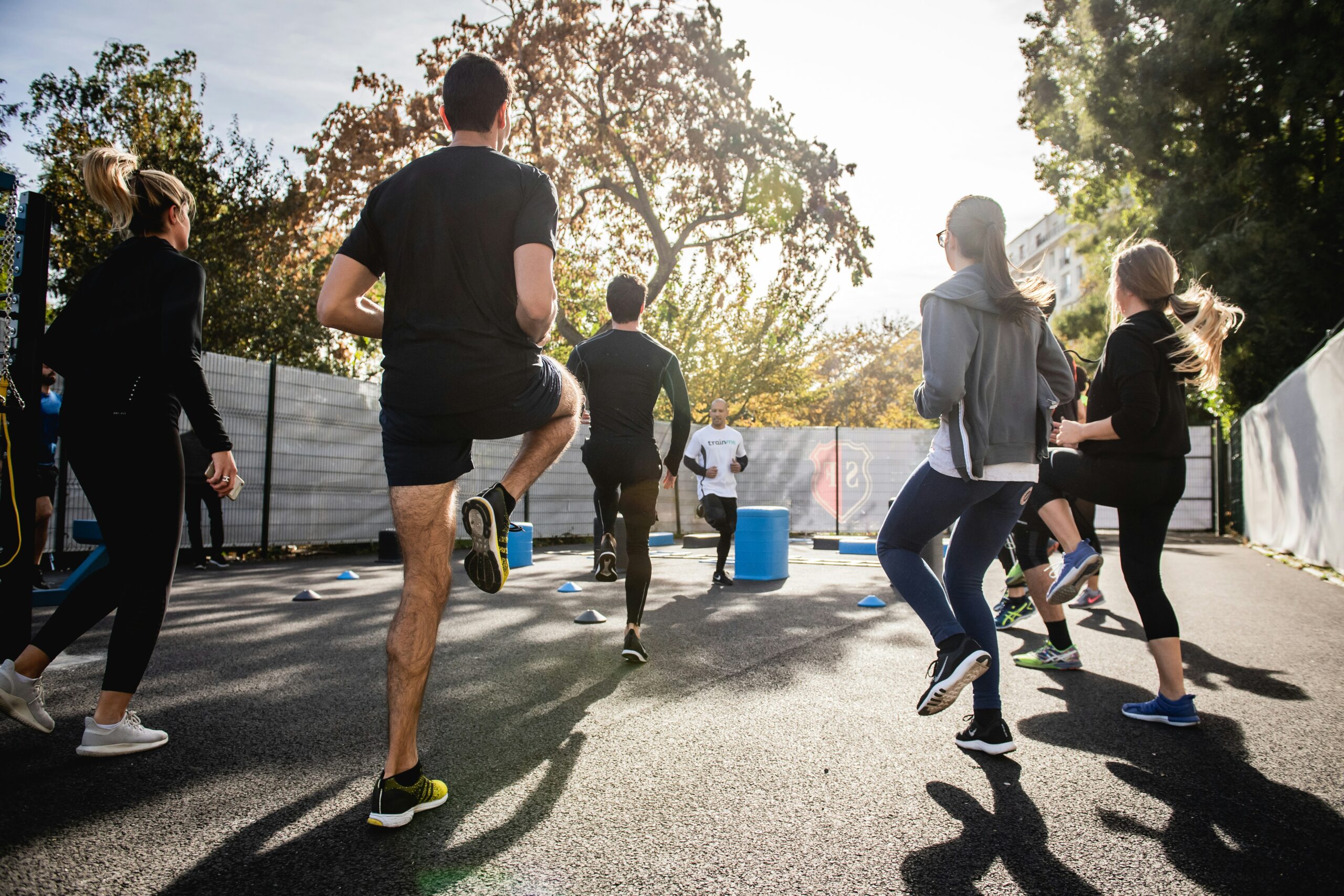Group working out