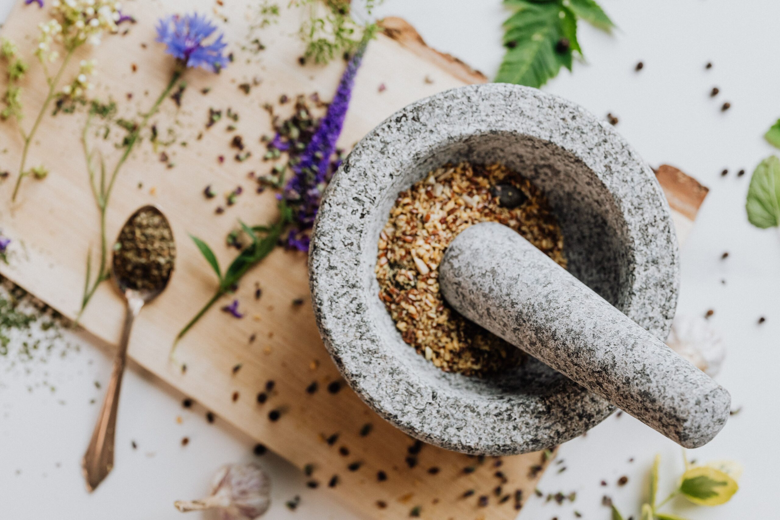 Crushed herbs