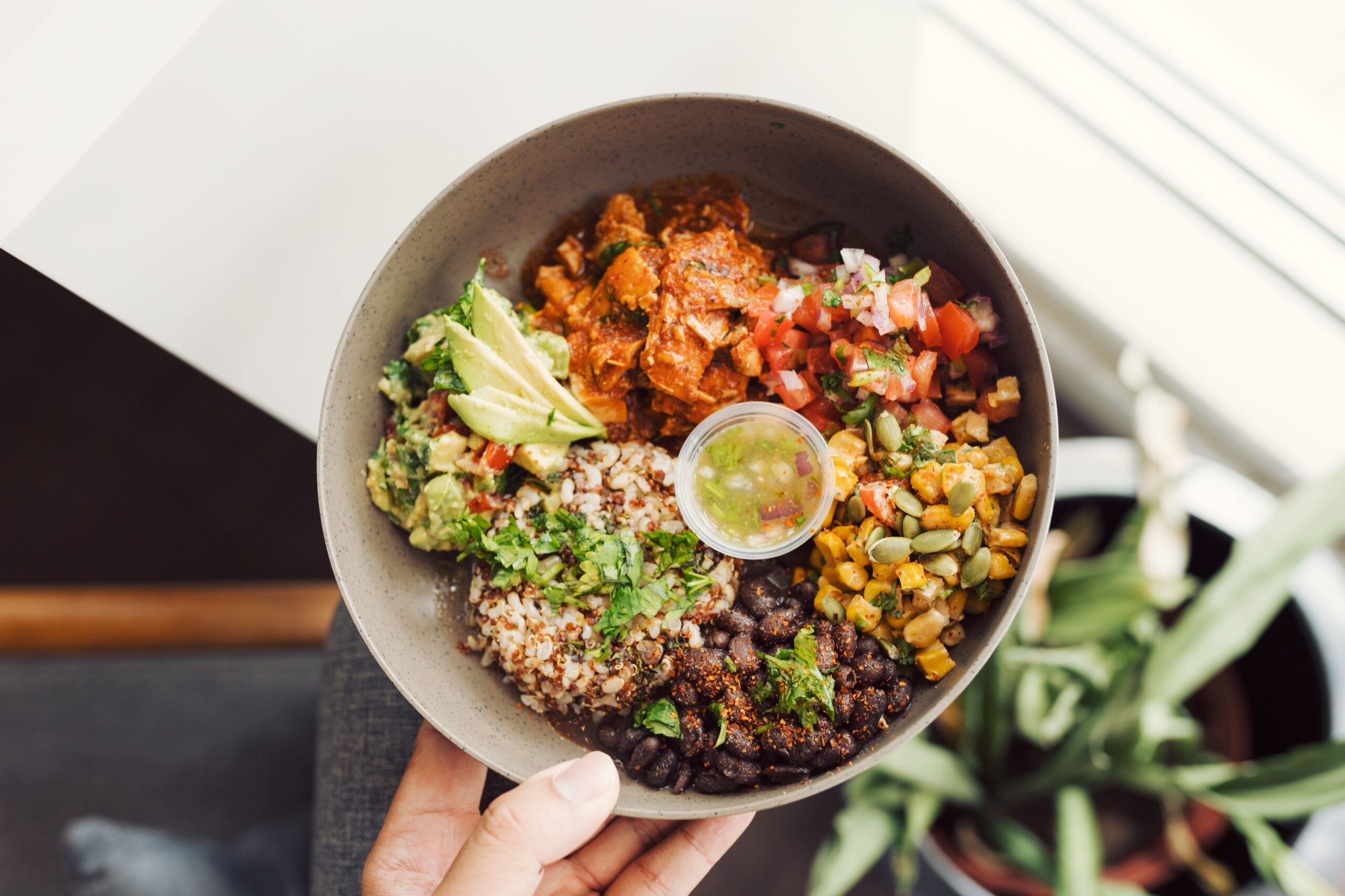 Bowl of protein