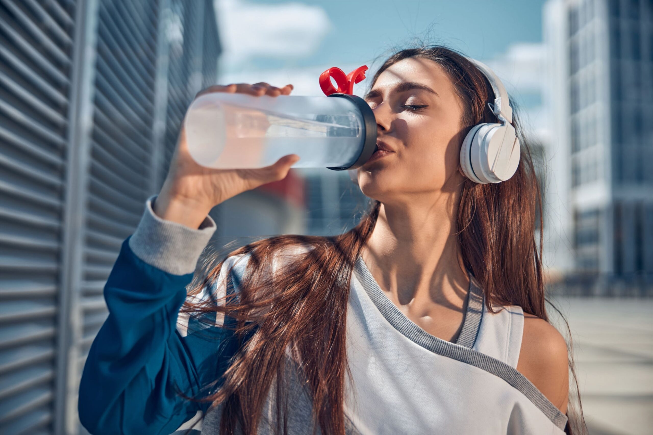 activewear and water