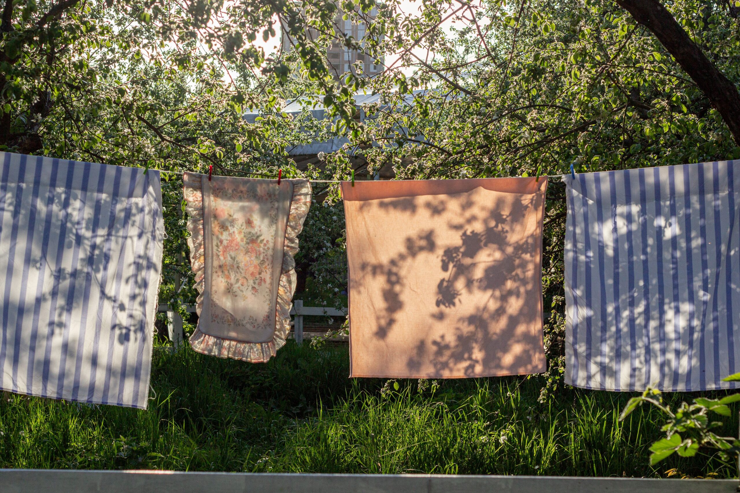 hanging fabrics
