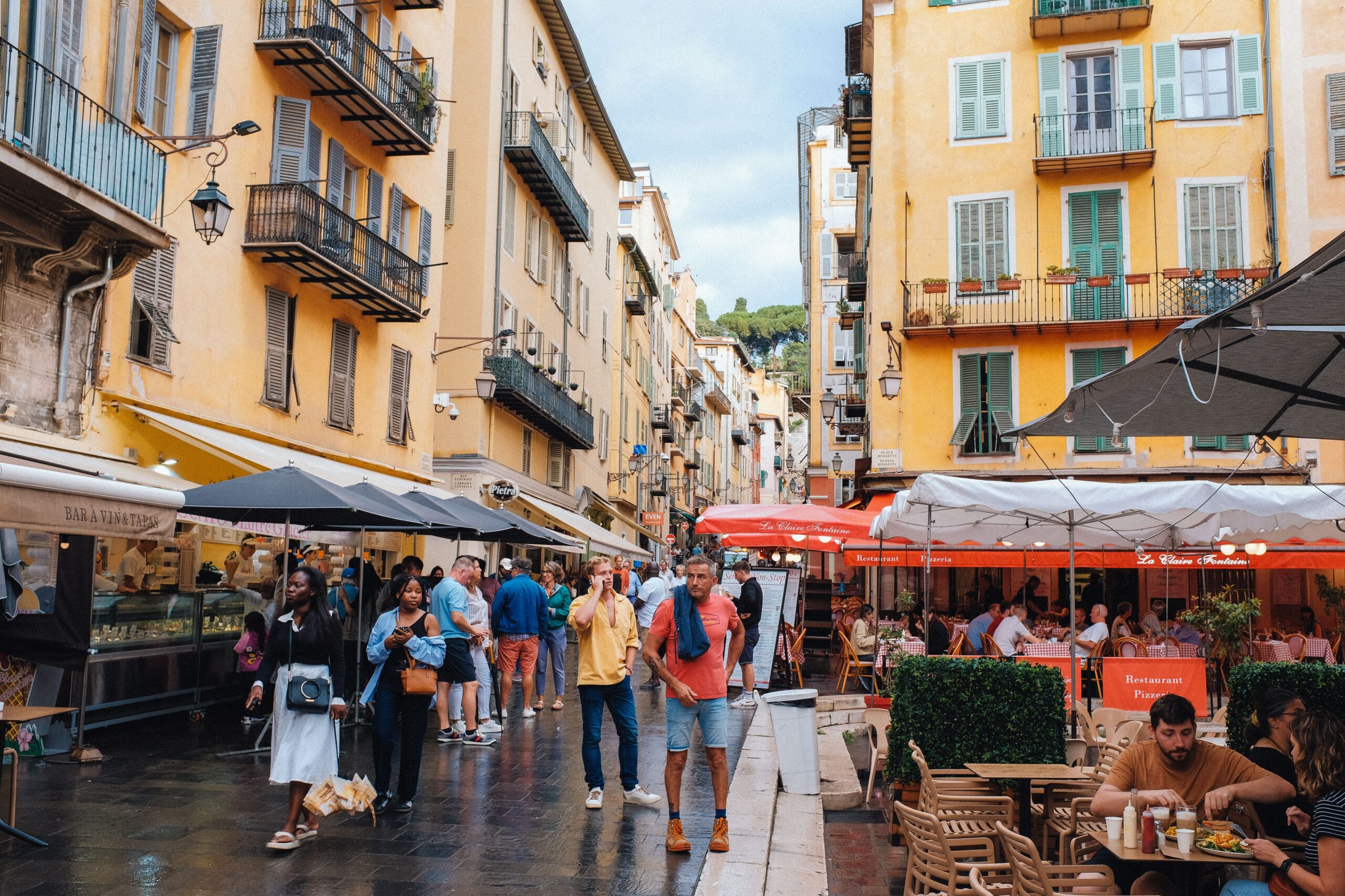Walking through Italy