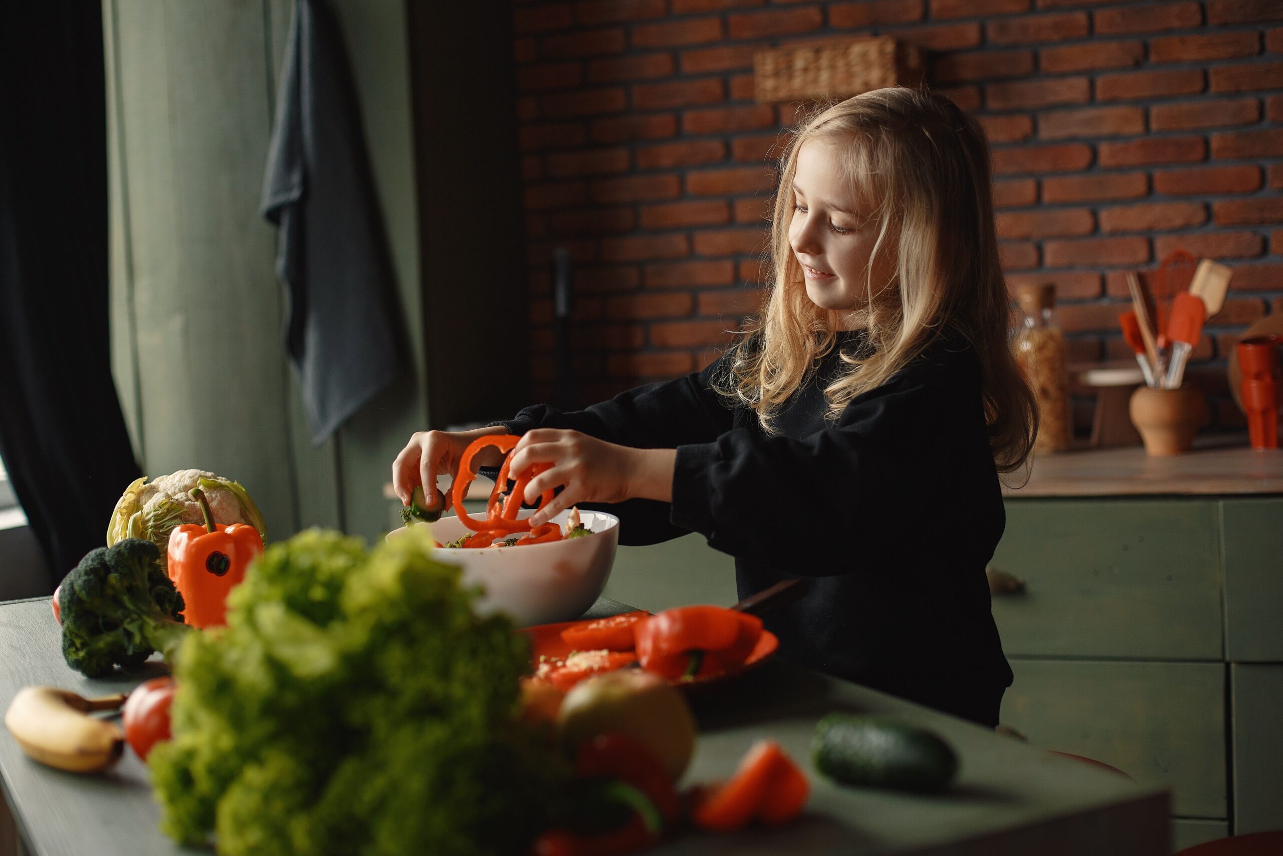 Kids cooking